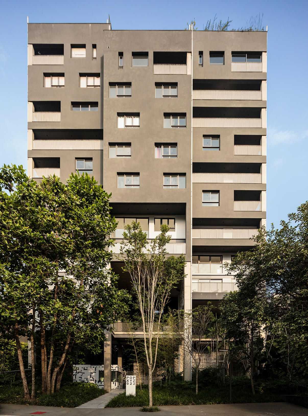 Fachada do edifício POP XYZ