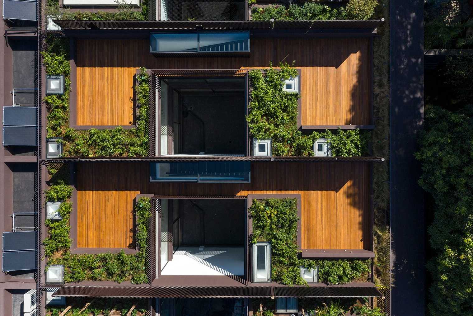 Área externa do edifício Ubá