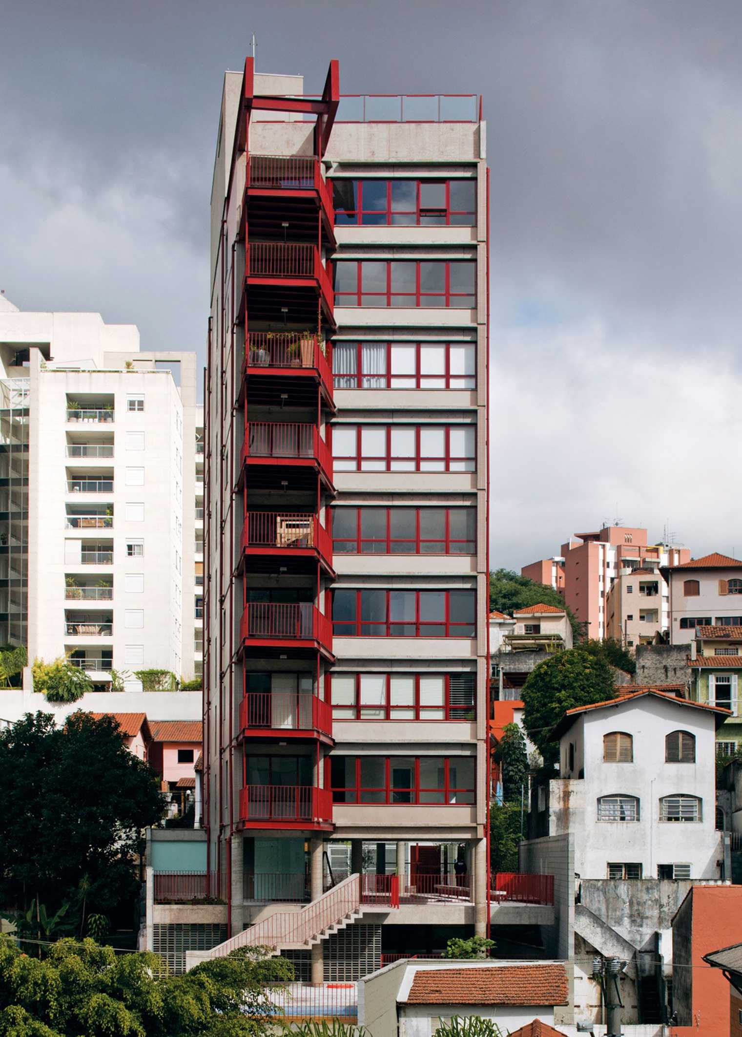 Fachada do edifício Simpatia 236